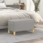 Bench Light Gray 27.6"X13.8"X16.1" Fabric. Fixed Price $83.39.