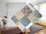 Fresh Home Pillow Case, Matching Set, Std Size, Patchwork Design, Quilted 20X26. Fixed Price $16.99.