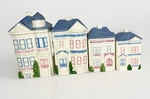 Vintage Hearth & Home Design Ceramic Victorian House Canister Set Of 4 1988. Fixed Price $59.49.