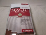 New Levinsohn Textile Magic White King Ruffle Wrap Around Bedskirt Nip. Fixed Price $24.98.