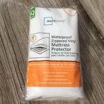 New Queen Size Waterproof Mattress Protector Zippered 12 Inch Deep White. Fixed Price $18.99.