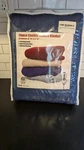 Intertek Fleece Electric Heated Blanket Blue Nip Sz 62" - 84" New. Fixed Price $24.99.