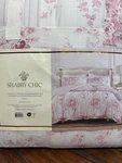 Rachel Ashwell Shabby Chic Vintage Pink Floral 3 Pc Cotton King Comforter Set. Fixed Price $199.97.