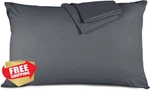 Youth Pillowcase 16X22 Dark Grey Egyptian Cotton 500TC Kids. Fixed Price $13.99.