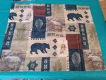 Vintage Pillow Sham Set Of 2 Bear Moose Cabin Lodge Hunting Woodsy. Fixed Price $18.00.