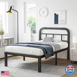 Ziyoo Twin Size Bed Frame Headboard 1000LBS Heavy Duty Platform Mattress. Fixed Price $183.47.