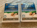 Claritin Ultimate Allergen Barrier Mattress Protector Twin Two Included Sale. Fixed Price $45.00.