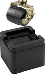 Btsd-home 3 Inch Heavy Duty Bed Risers Adjustable Lifts 4 Pack,. Fixed Price $25.84.