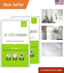 Allerease 100% Breathable Cotton Pillow Protector For Sleeping, Queen 30" X 2.... Fixed Price $42.58.