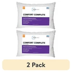Mainstays Comfort Complete Bed Pillow, Standard/queen (2 Pack). Fixed Price $10.60.