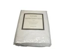 Annie Selke Quilted Silken Solid Pillow Sham King White Geometric Bedding New. Fixed Price $31.99.