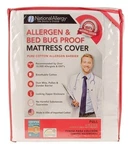 National Allergy Allergen & Bed Bug Proof Full Mattress Cover 54 X75 Inch. Fixed Price $79.90.