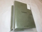 2 Calvin Klein Studio Echo Geometric Quilted Euro Sham Olive. Fixed Price $99.95.