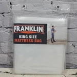 Franklin Mattress Bag King Size Protects Move Storage Clear 100IN X 78IN 14IN. Fixed Price $9.99.