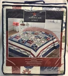 Spirit Quilt King Size 102 In. X 86 Americana Nantucket. Fixed Price $59.49.