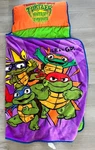 Teenage Mutant Ninja Turtles Toddler Nap Mat, Built-in Pillow, Blanket. Fixed Price $24.99.