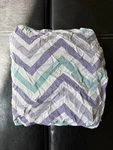 Cocalo - Chevron Stripe Print Fitted Crib/toddler Bed Sheet. Fixed Price $11.89.