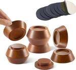 Bed Risers, Furniture (set Of 8-HEIGHT 1") Can Adjusted 2'' 3''OR 4. Fixed Price $42.00.