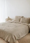 Natural Linen Duvet Cover, Washed Bedding, Comforter. Fixed Price $151.03.