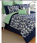 Izod Augusta Twin Complete 3 Piece Set Comforter Sham Bedskirt New. Fixed Price $95.00.