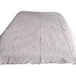 Lamont Home King Matelasse Coverlet Bedspread Scalloped Ivory 110X96. Fixed Price $65.09.
