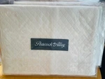 Standard Pillow Shams In Ivory Set Of 2 Oxford Diamond Pique By Peacock Alley. Fixed Price $165.00.