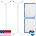 Morcheiong 2 Pack Bed Sheet Fasteners Straps Adjustable Holder Bands. Fixed Price $10.73.