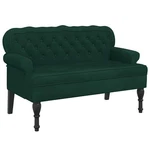 Bench With Backrest Upholstered Seating For Living Room Velvet Vidaxl. Fixed Price $316.99.