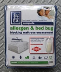 Cleanrest Mattress Protector Allergen Bed Bug White Queen. Fixed Price $29.99.