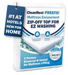 Cleanrest Presto! Zip-off Top Mattress Encasement King Standard. Fixed Price $117.93.