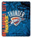 Nba Oklahoma City Thunder 50" By 60" Rolled Fleece Blanket Hard Knocks Design. Fixed Price $25.99.