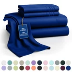 4 Piece Bed Set Microfiber Hotel Luxury Ultra Soft Deep Pocket. Fixed Price $17.99.