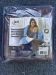Serta Microfleece Sherpa Electric Heated Warming Throw Blanket Chocolate. Fixed Price $149.99.