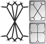 Bed Sheet Clip Straps - 2 Way Adjustable Crisscross Corner Holder G. Fixed Price $38.99.