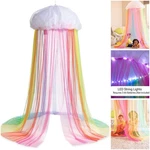 Hearthsong Rainbow Hideaway Canopy With Led Lights Bed & Play Space. Fixed Price $36.00.