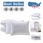 Soft And Durable 4 Pack Waterproof Pillow Protectors - Featherproof & Zippered. Fixed Price $30.59.