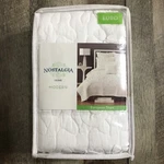 New Nostalgia Home Modern (1) European Sham White Petals. Fixed Price $34.95.