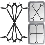 Adjustable Bed Sheet Straps - Crisscross Corner Holders, 2 Sets (4PCS), Black. Fixed Price $25.89.