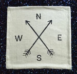 Farmhouse Throw Pillow Cover North East South West Arrow Directions Beige 17X17. Fixed Price $19.97.