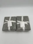 Pottery Barn Cocoon Quilted Euro Pillow Sham Green Set Of 2 Modern Bedding New. Fixed Price $59.95.