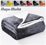 Large Sherpa Fleece Blanket 400 Gsm Super Soft Reversible Warm Sofa Bed Throws. Fixed Price $18.99.