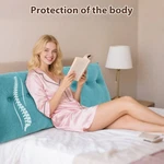 Triangle Headboard Pillow For Bed, Sofa, Patio, Qeeen/king, Green. Fixed Price $29.99.