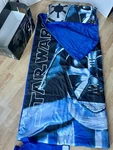Star Wars Darth Vader Kids Slumber Party Sleeping Bag & Pillow, Storage Bin Set. Fixed Price $30.00.