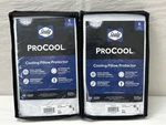 New Sealy Procool Zippered Cooling Pillow Protector 2-PACK 20X36 King Msrp $80. Fixed Price $21.99.