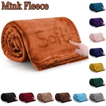 Mink Fleece Luxury Bed Blankets Throws Soft Large Warm Twin Queen. Fixed Price $17.09.