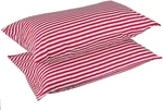 Rockcloud Pillow Case Set 400 Thread Count 100% Cotton Standard Size 2PC, Red. Fixed Price $31.84.