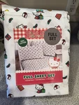 New Hello Kitty Christmas Full Sz Bed Sheet Set (flat, Fitted, 2 Cases) Presents. Fixed Price $19.90.