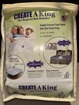 Create King - Converter 2 Twin Beds Turns Into Sized + Daybed. Fixed Price $59.99.