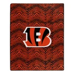 Zubaz X Northwest Nfl Cincinnati Bengals Zubified Raschel Throw Blanket. Fixed Price $44.95.