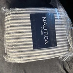 Nautica Home King Quilt Set Navy White Striped Coastal Farmhouse New. Fixed Price $72.98.